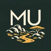 Muchie Unpacked rocky savannah trail logo